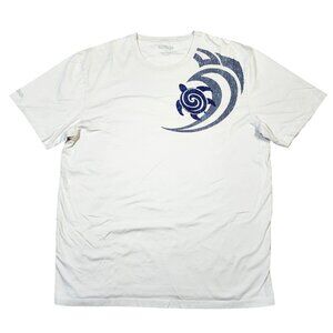 Crazy Shirts Turtle Honu Surfing Tribal Petroglyph Mens XL Gray T-Shirt